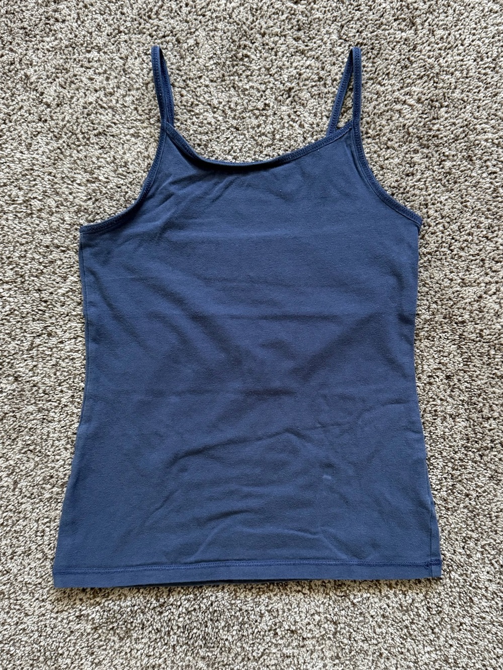 Old Navy Super Girl’s Navy Blue Cami Tank Top With Adjustable Spaghetti Straps